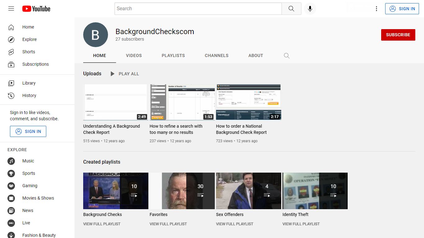 BackgroundCheckscom - YouTube